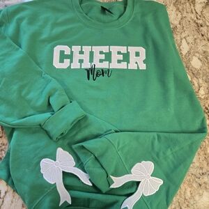 Green Cheer Mom Sweatshirt